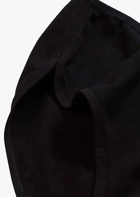 Culotte a vita alta con cotone biologico (pacco da 4), bonprix