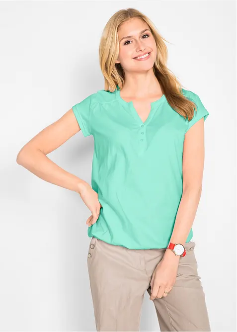 Maglia in cotone a maniche corte, bonprix
