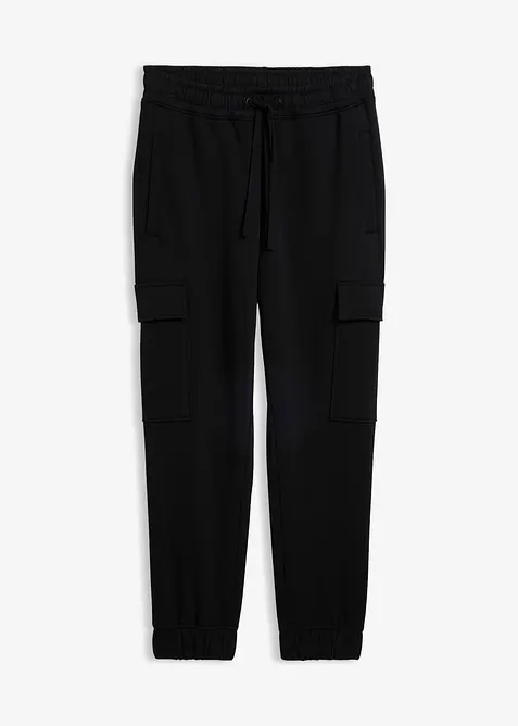 Pantaloni da jogging con tasche cargo, loose fit, bonprix