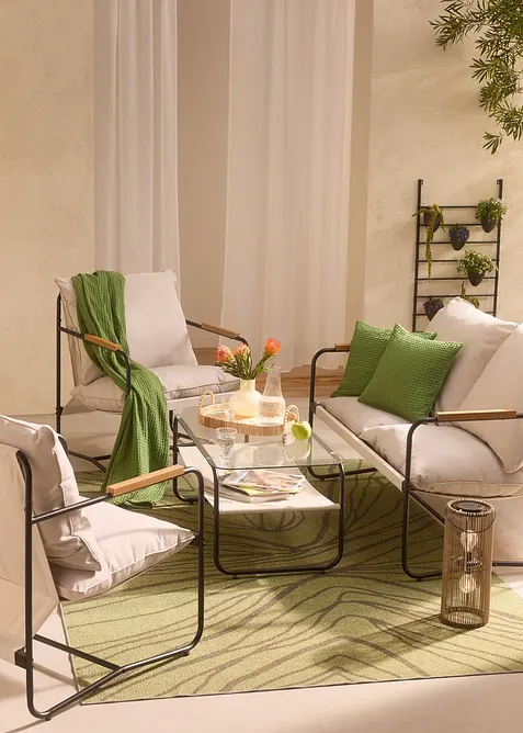 Copricuscino in piquet a nido d'ape (pacco da 2), bonprix