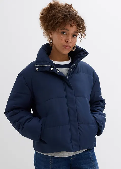 Giacca trapuntata con collo dritto, bonprix