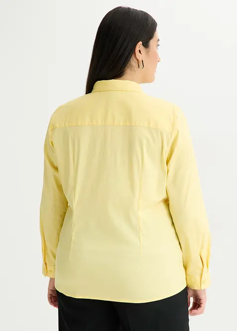 Camicia elasticizzata a maniche lunghe, bonprix