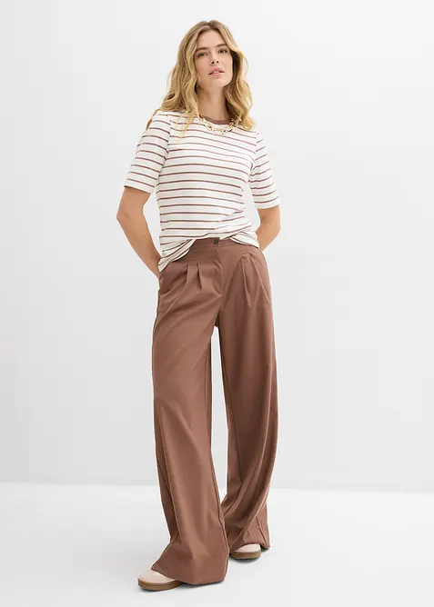 T-shirt in puro cotone biologico pesante, bonprix