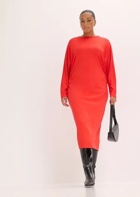 Abito midi in morbido punto di Roma, bonprix