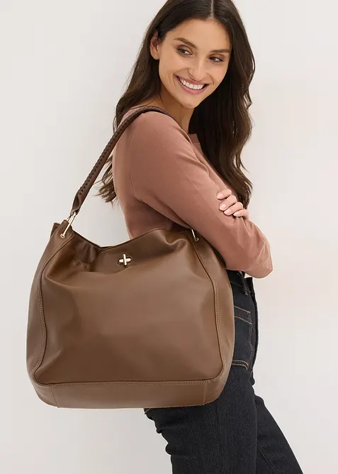 Borsa a tracolla con cinghia, bonprix