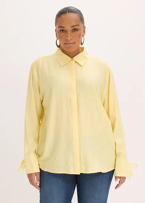 Camicia in misto viscosa fluente, bonprix