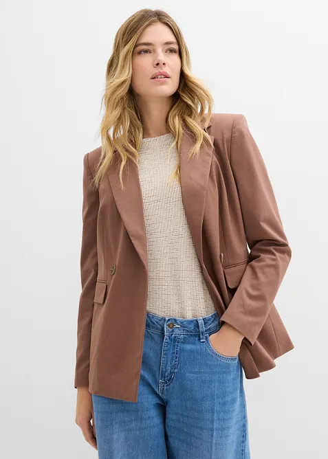 Blazer in misto viscosa, bonprix