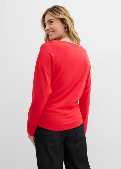 Maglia a maniche lunghe in punto di Roma comodo, bonprix