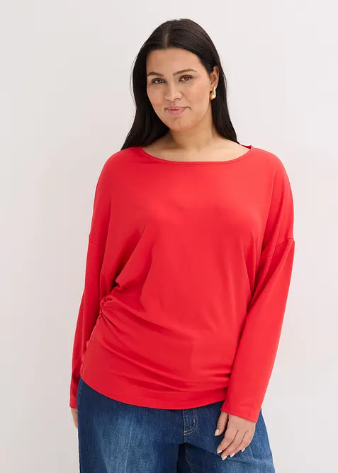 Maglia a maniche lunghe in punto di Roma comodo, bonprix