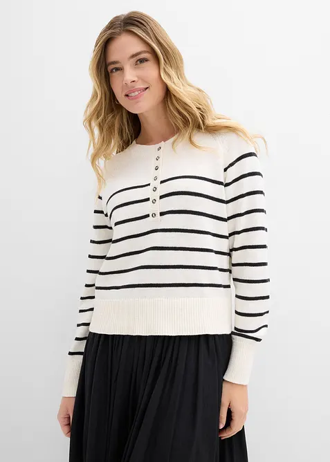 Maglione in puro cotone, bonprix