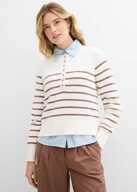 Maglione in puro cotone, bonprix