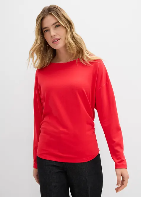 Maglia a maniche lunghe in punto di Roma comodo, bonprix