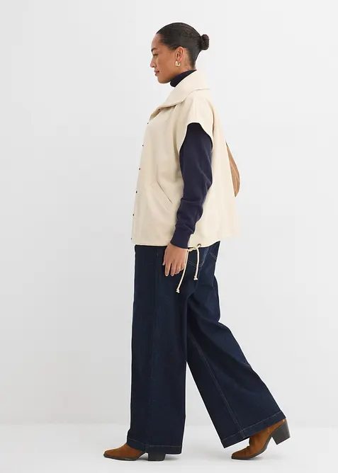 Gilet effetto neoprene, bonprix