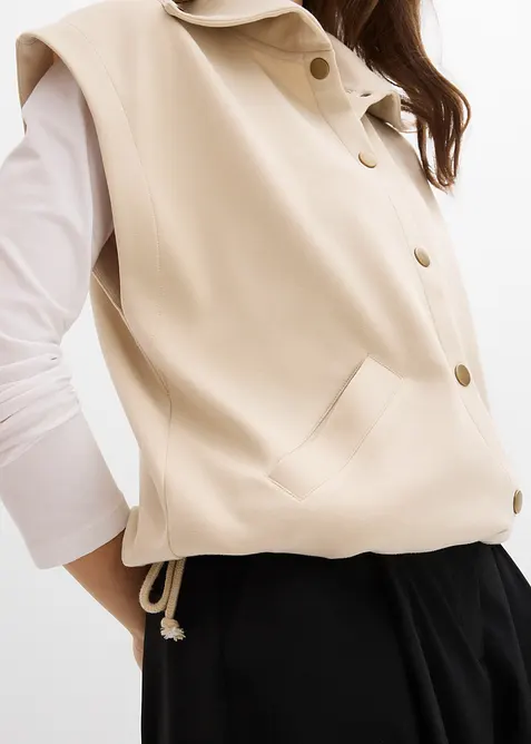 Gilet effetto neoprene, bonprix
