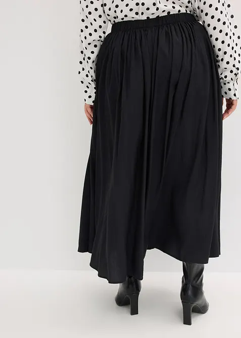 Gonna lunga in misto viscosa fluente, bonprix