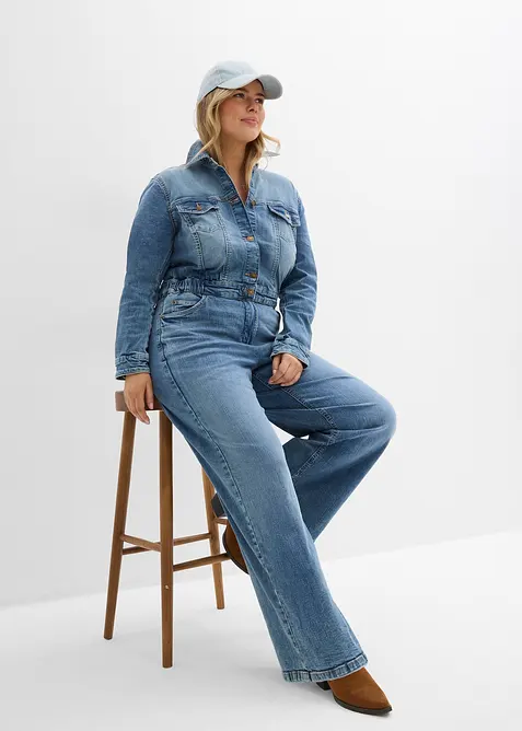 Tuta in jeans, bonprix