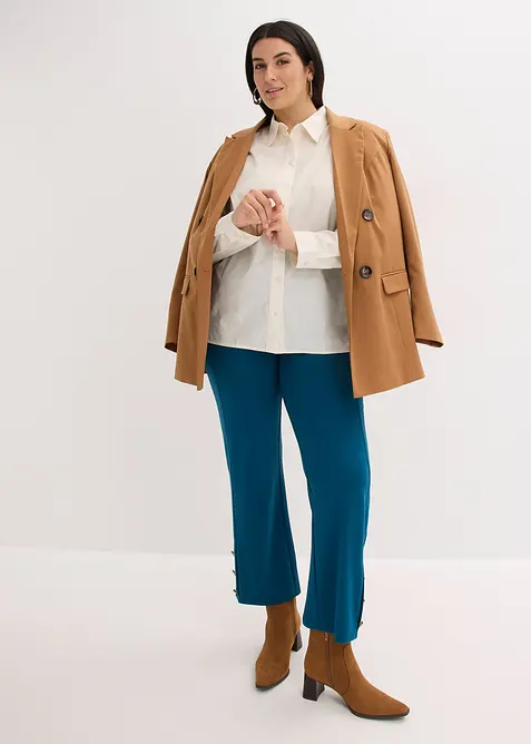 Pantaloni in jersey punto di Roma, bonprix