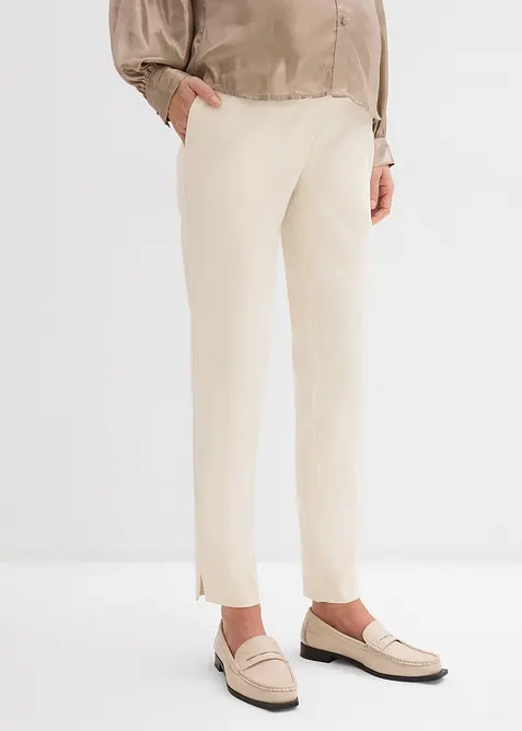 Pantaloni pr&eacute;maman elasticizzati con gambe affusolate, bonprix