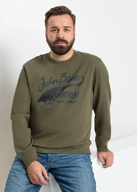 Felpa in misto cotone morbido (pacco da 2), bonprix