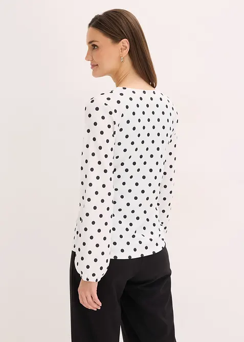 Maglia a maniche lunghe in jersey operato, bonprix