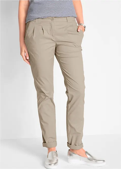 Pantaloni chino elasticizzati, bonprix