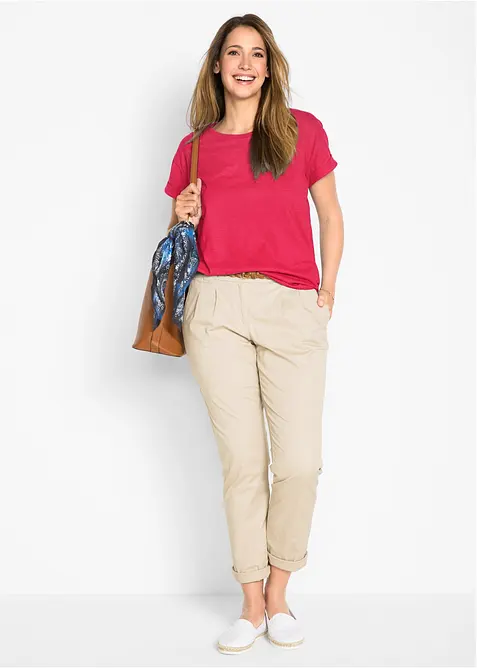 Pantaloni chino elasticizzati, bonprix