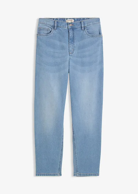 Mom jeans cropped, vita alta, bonprix