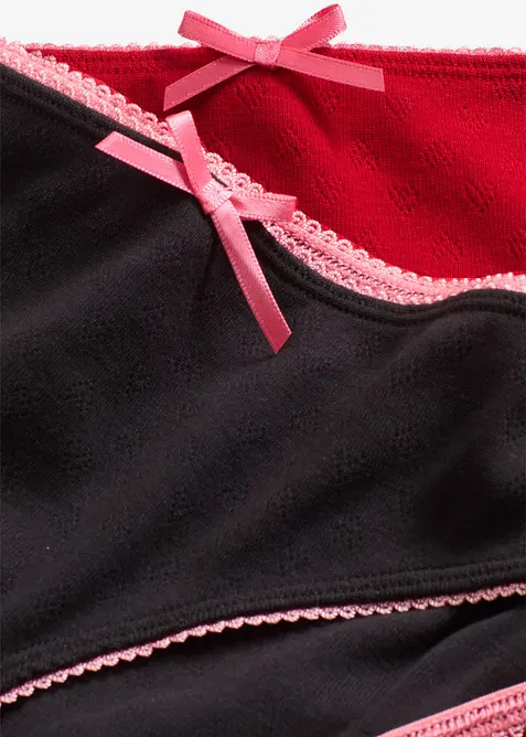 Slip effetto traforato (pacco da 5), bonprix