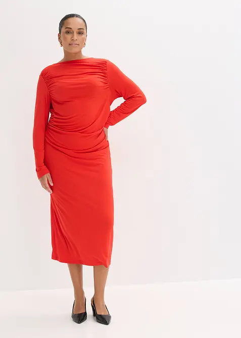 Abito midi di jersey, bonprix