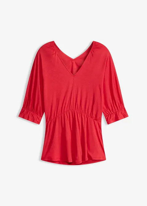 Maglia stile tunica in misto viscosa, bonprix