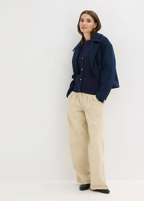 Cardigan in filato fine di misto viscosa, bonprix