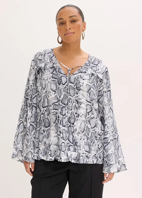 Tunica in satin fluente, bonprix