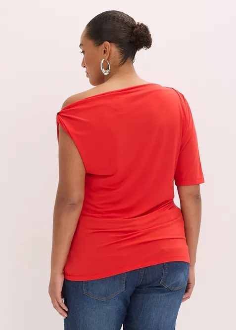 Maglia con scollo asimmetrico, bonprix