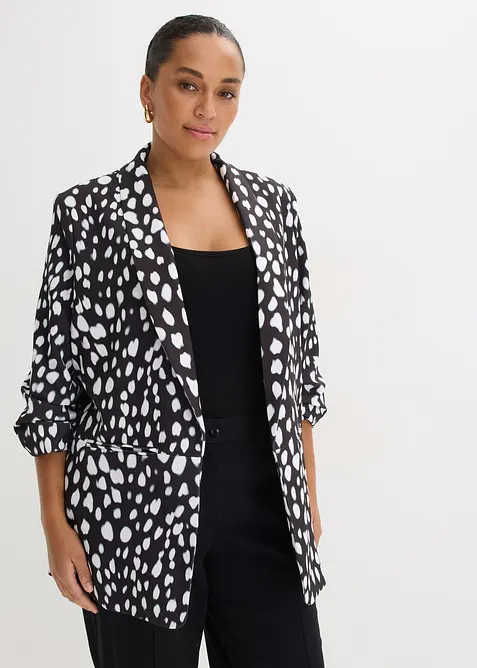 Blazer lungo in fantasia, bonprix