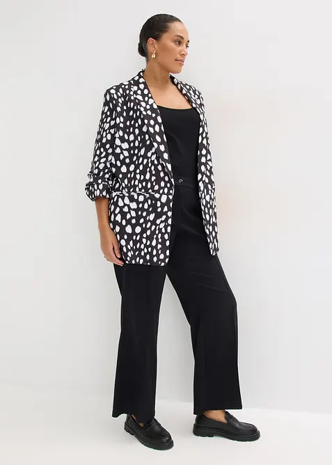 Blazer lungo in fantasia, bonprix