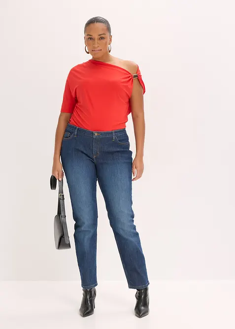 Maglia con scollo asimmetrico, bonprix