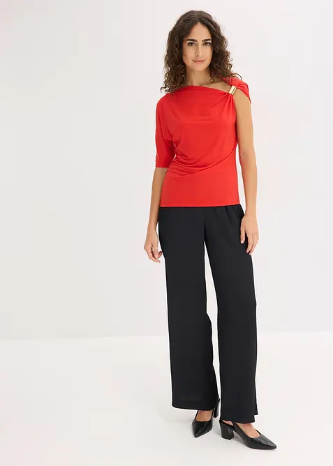 Maglia con scollo asimmetrico, bonprix