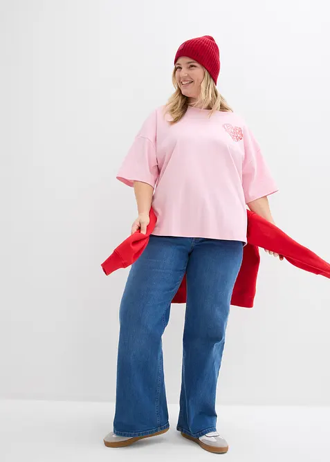 T-shirt boxy in cotone pesante, bonprix