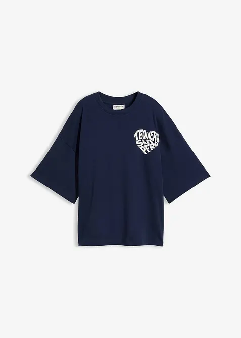 T-shirt boxy in cotone pesante, bonprix