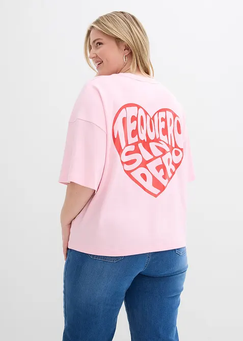 T-shirt boxy in cotone pesante, bonprix