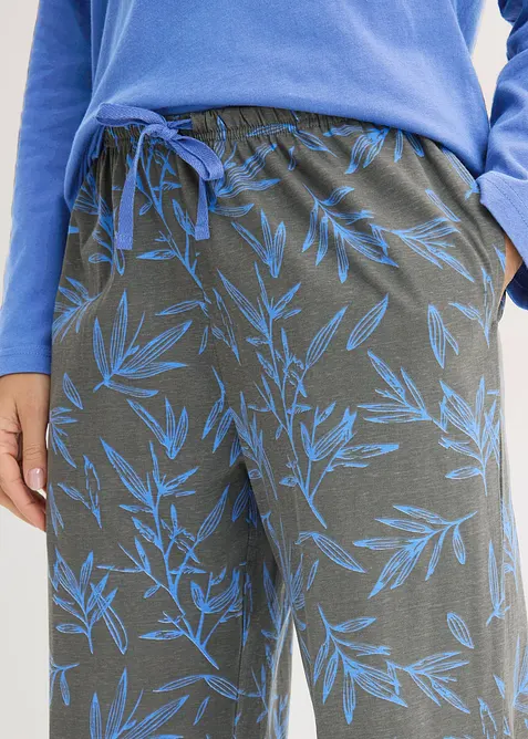 Pigiama in puro cotone (set 3 pezzi), bonprix