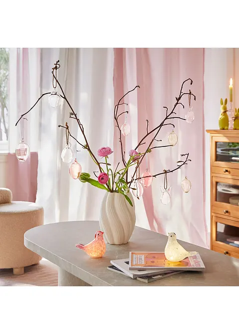 Decorazione da appendere a forma di uova (pacco da 6), bonprix