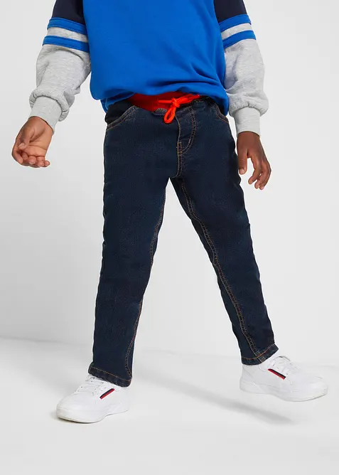 Jeans termici con fodera in jersey regular fit, straight, bonprix