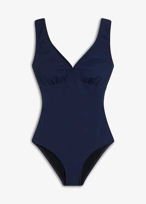 Costume intero con scollatura a V ed effetto modellante medio, bonprix