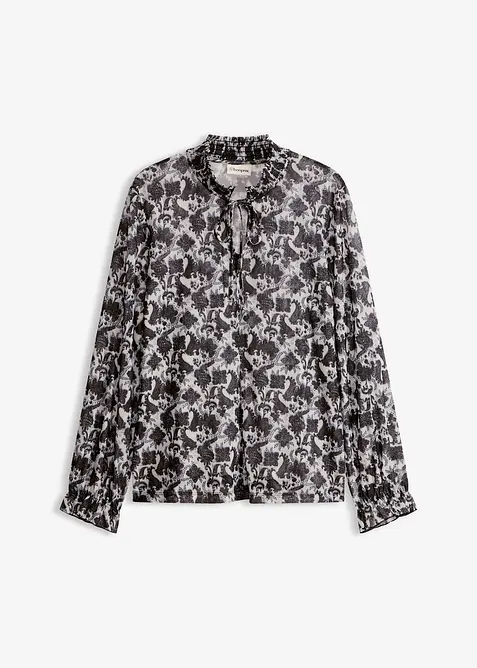 Blusa in mesh fine, bonprix