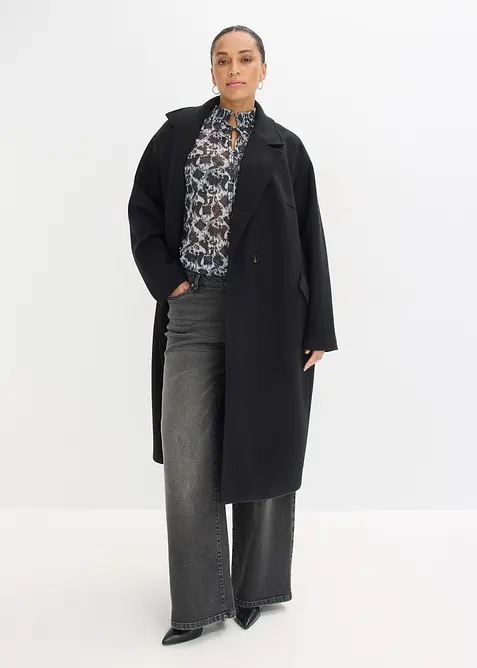 Blusa in mesh fine, bonprix