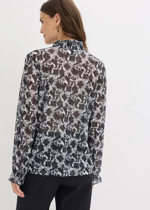 Blusa in mesh fine, bonprix