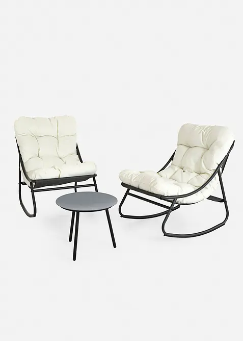 Tavolo e sedie da giardino (set giardino 3 pezzi), bonprix