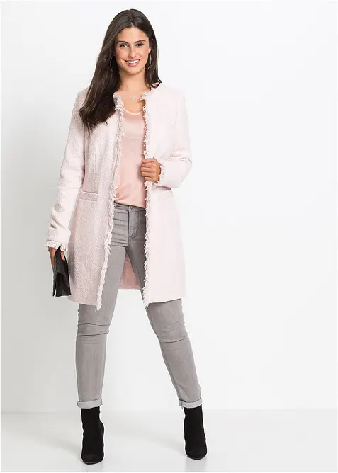 Blazer lungo in boucl&eacute;, bonprix
