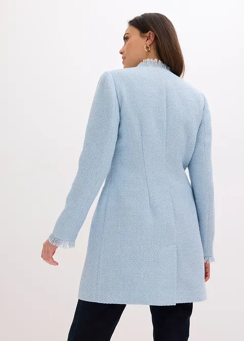 Blazer lungo in boucl&eacute;, bonprix